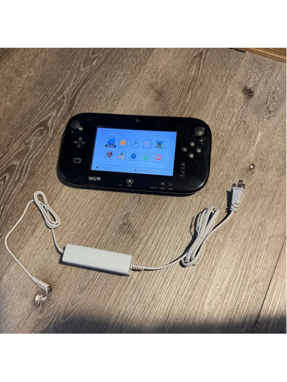Nintendo Wii U Tablet Japan Edition Handheld Console White Tested Works